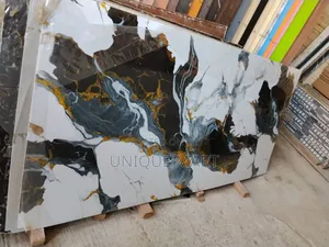 Quality PVC Marble Board, Good for Tv Backdrops and Wall Cladding