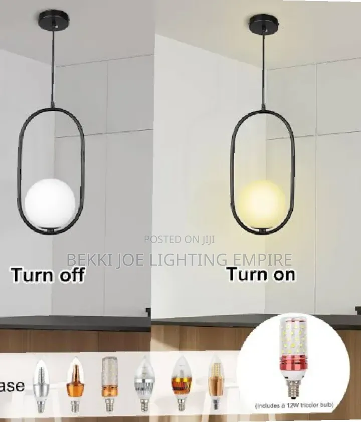 Fancy Bulb Drop Light