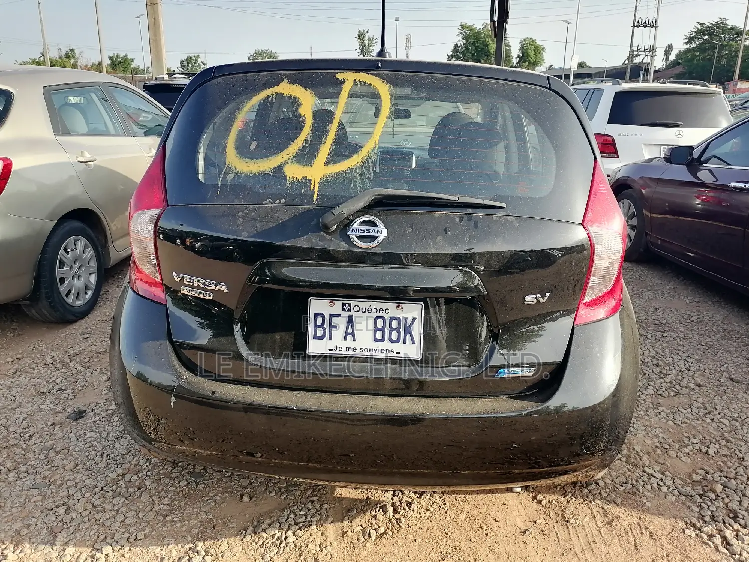 Nissan Versa 2014 Black