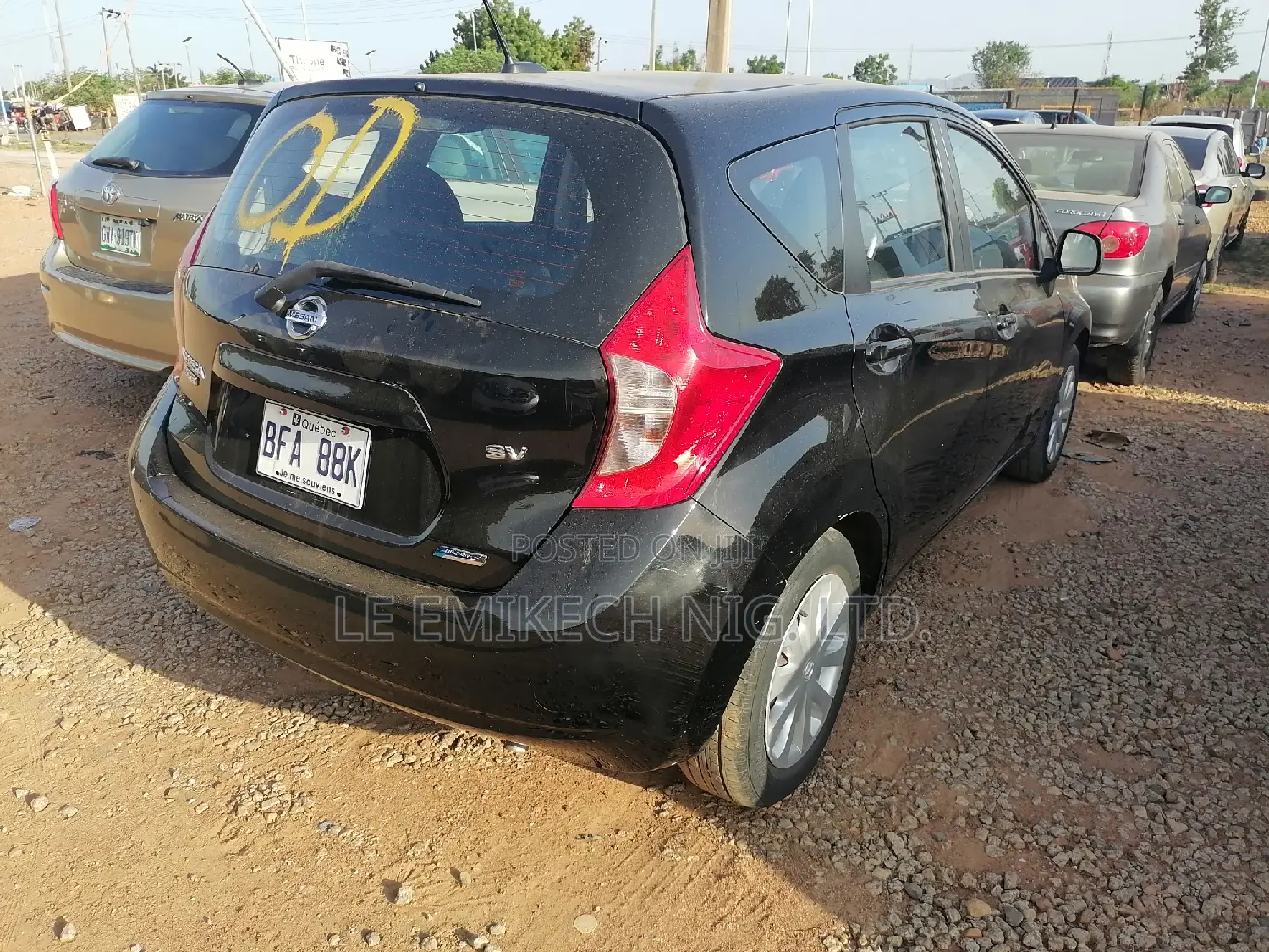 Nissan Versa 2014 Black