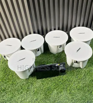 Six Bose Ceiling Speakers With 7inches Smart Inwall Amplifier