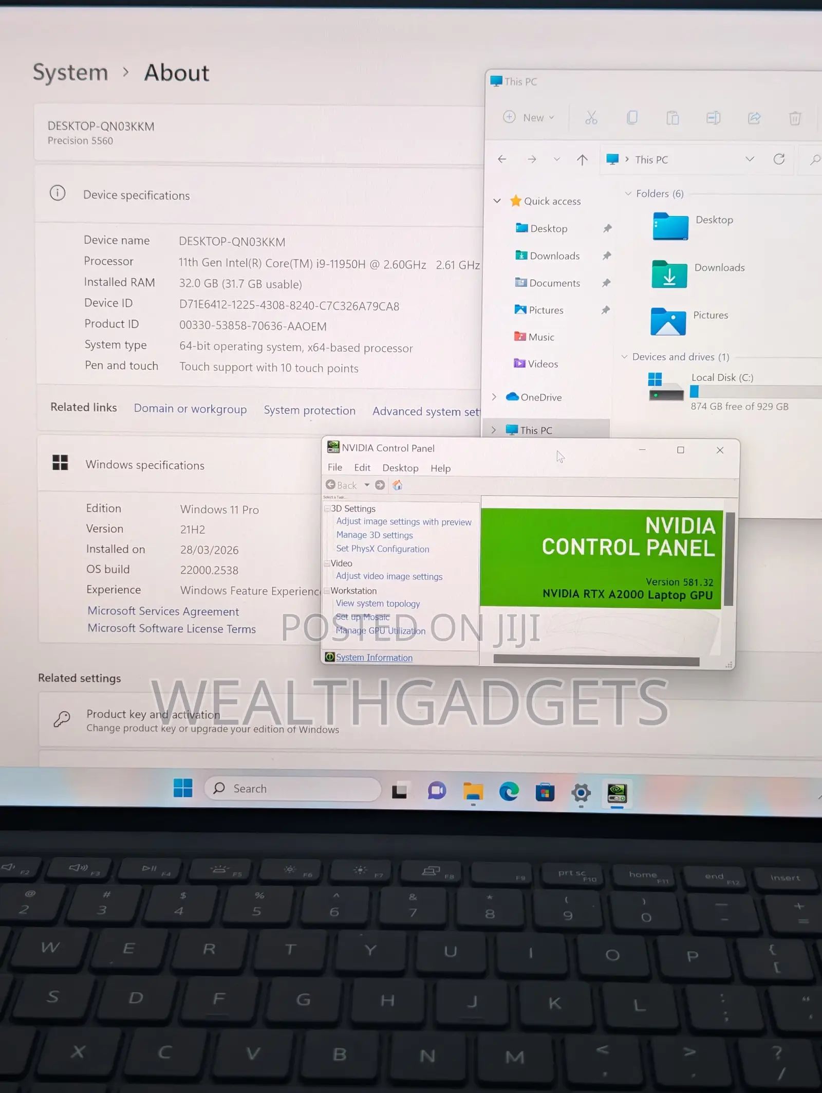 Laptop Dell Precision 5560 32GB Intel Core i9 SSD 1T