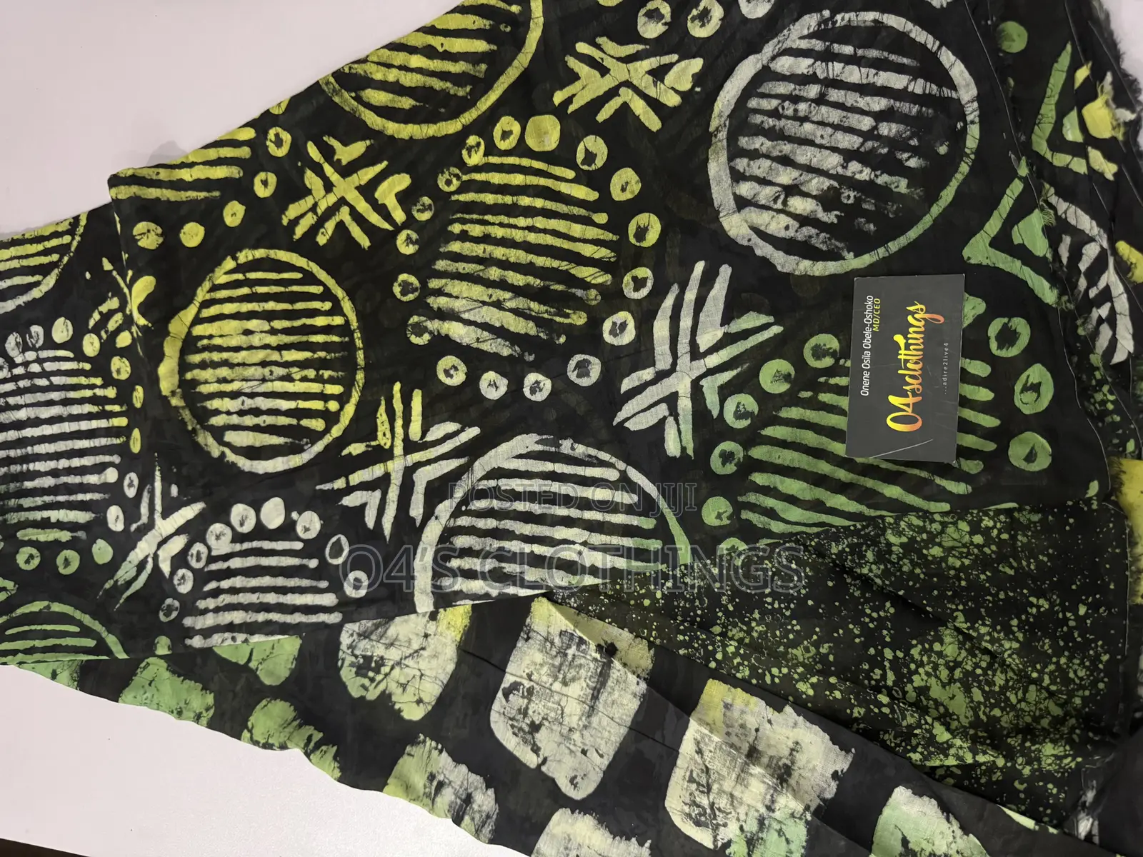 Batik on Cotton Fabric