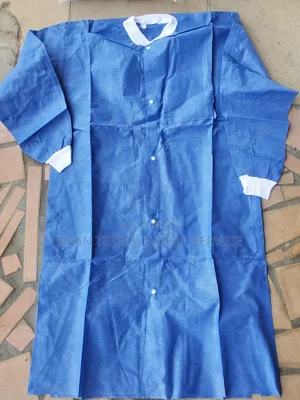 Disposable Lab Coat (Blue Color)