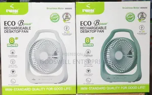 Iwin Energy 8-Inch Rechargeable Desktop Fans (Model Iw8008)