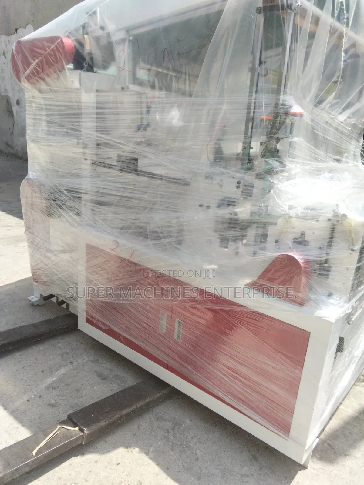 Double Deck Bag Making Machine With Conveyor System 2 Lines