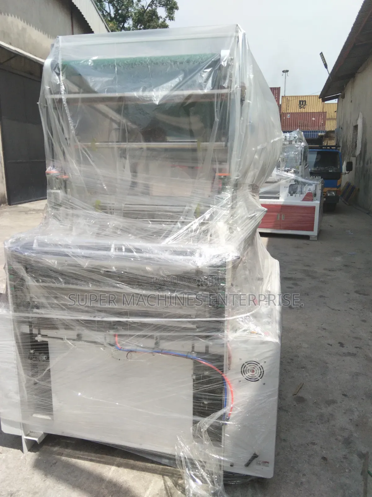 Double Deck Bag Making Machine With Conveyor System 2 Lines