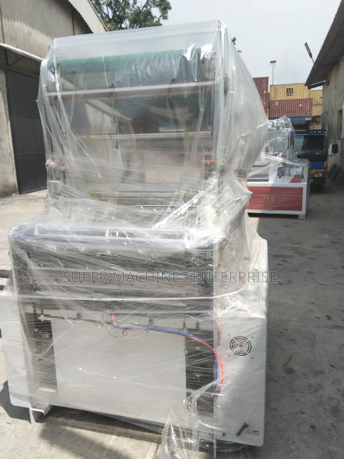 Double Deck Bag Making Machine With Conveyor System 2 Lines