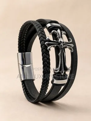 Genuine Leather Men's Quality Bracelet