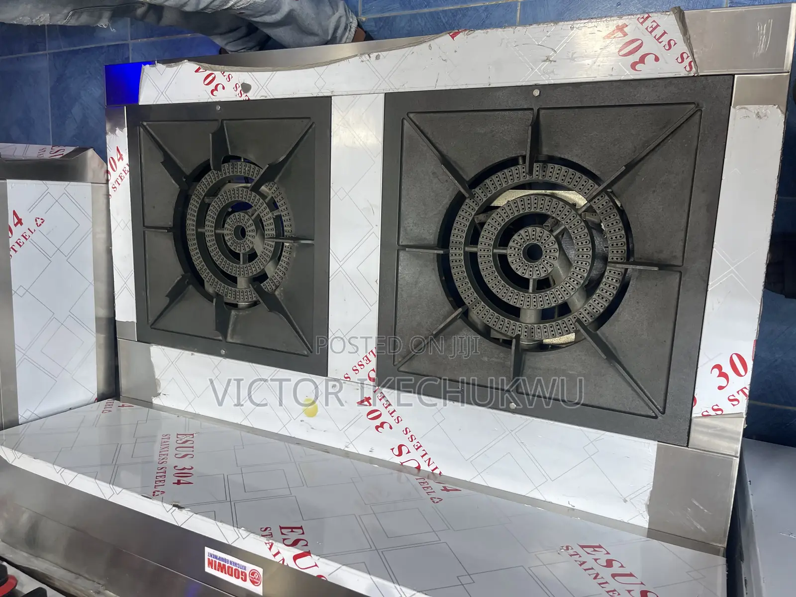 Industrial Stock Pot Cooker 2 Burner