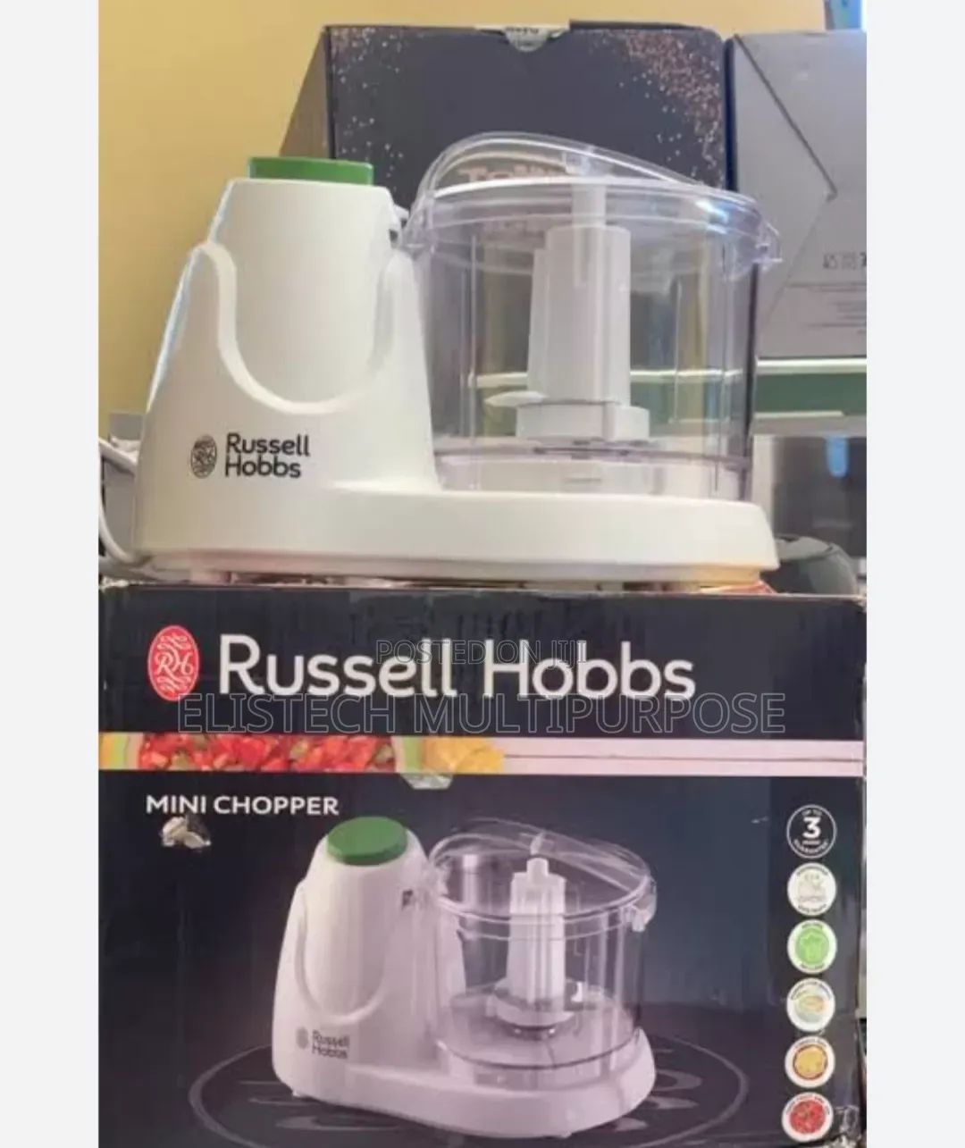 Russell Hobbs Mini Food Chopper – Compact Electric Vegetable Slicer