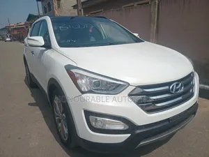 Hyundai Santa Fe Limited 4dr SUV AWD (3.3L 6cyl 6A) 2015 White