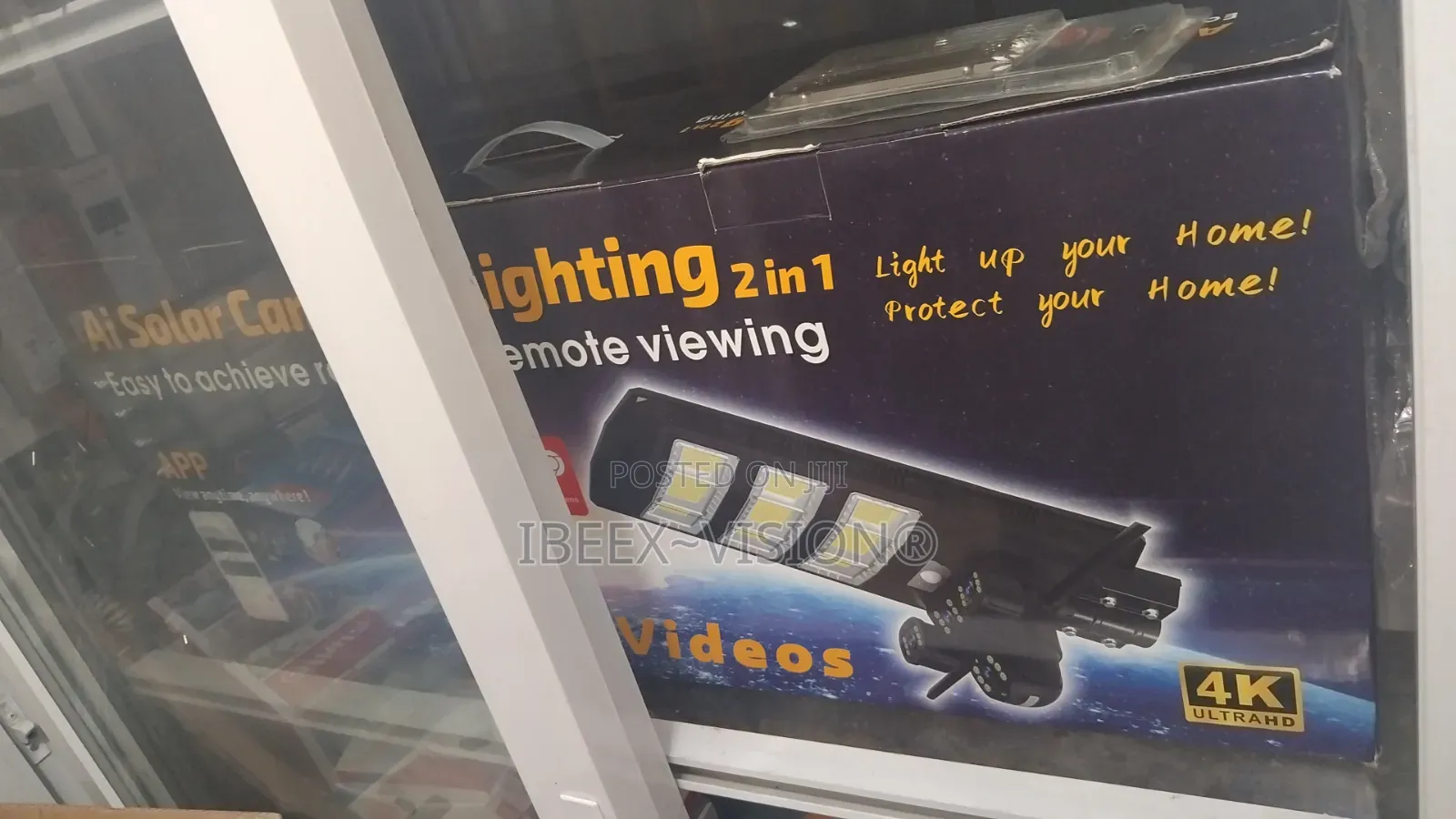 Solar Street Light Camera Triple Lens