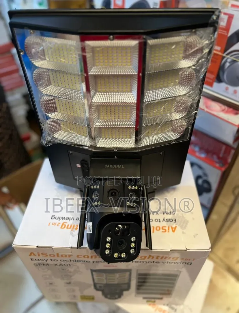Solar Street Light Camera Triple Lens