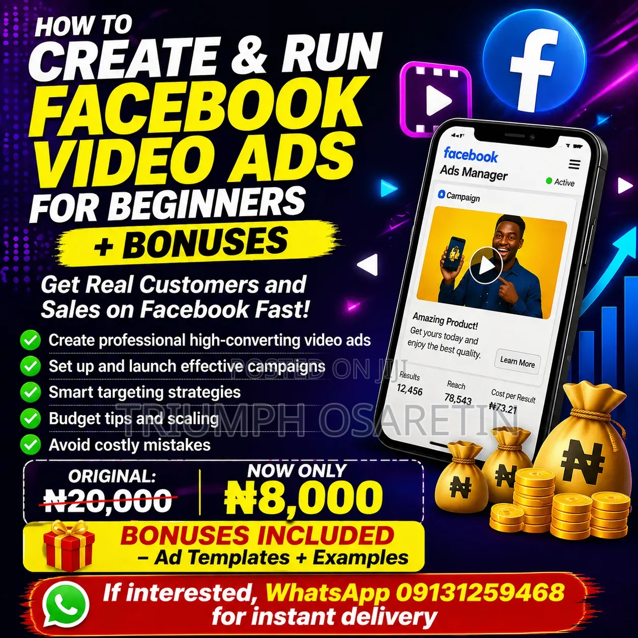 How to Create Run Facebook Video Ads for Beginners + Bonuses