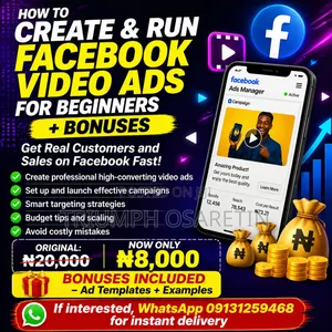 How to Create Run Facebook Video Ads for Beginners + Bonuses