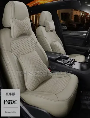 High Quality Cream Seat Cover and Black Seat Cover