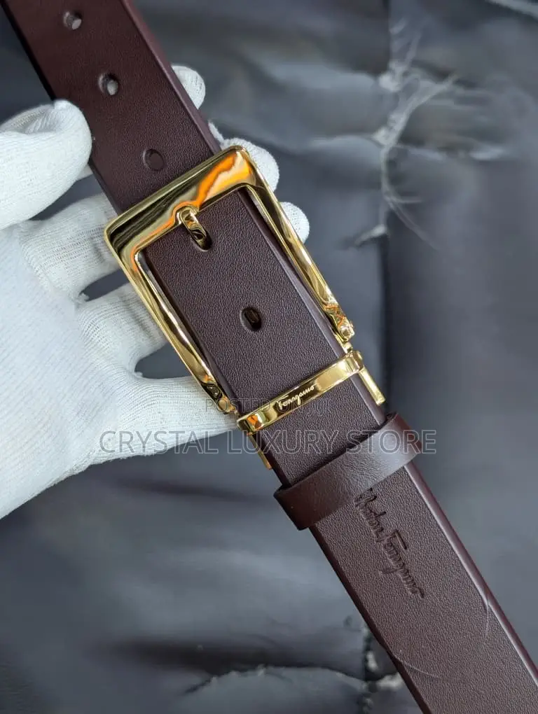 Ferragamo Quality Luxury Men Genuine Leather Bel