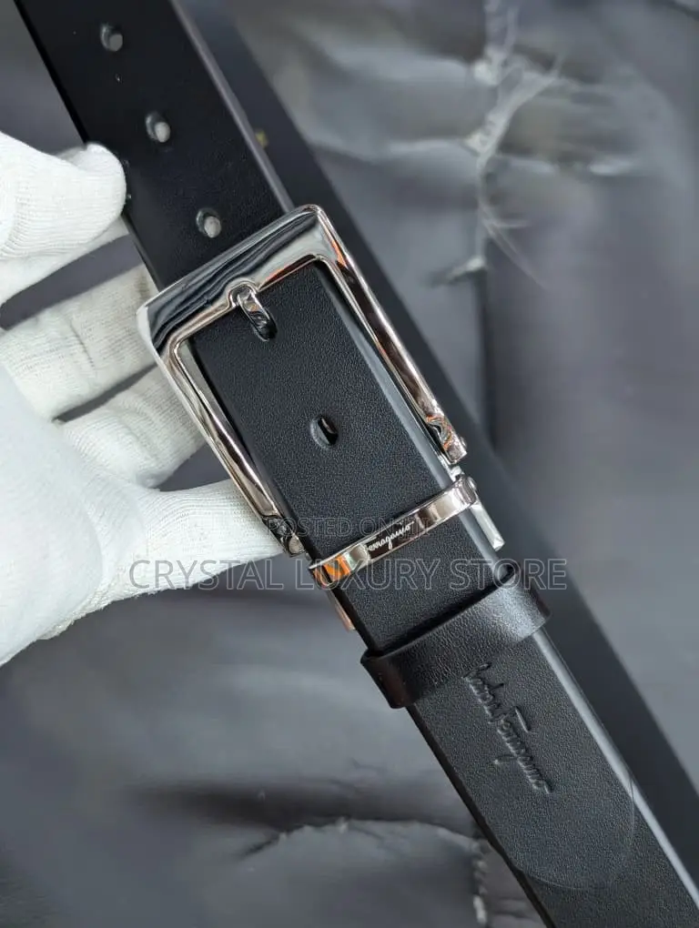 Ferragamo Quality Luxury Men Genuine Leather Bel