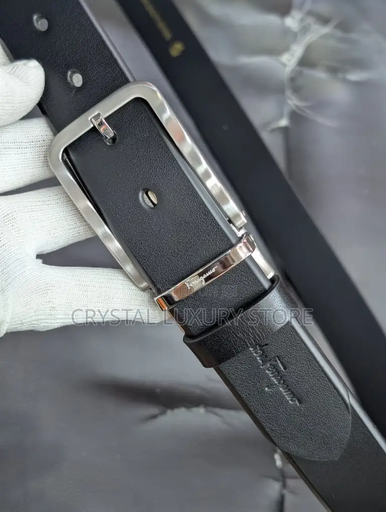 Ferragamo Quality Luxury Men Genuine Leather Bel