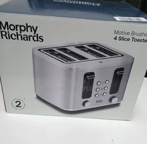 Morphy Richards Motive Chalk White 4-Slice Toaster – Dual Control