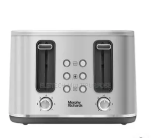 Morphy Richards Motive Chalk White 4-Slice Toaster – Dual Control