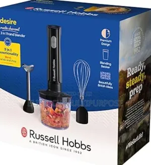 Russell Hobbs Desire 3-in-1 Hand Blender - Matte Charcoal (500w)