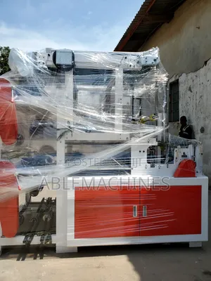 1000m Double Deck Nylon Bag Making Machine With 1.5m Conveyor 4 Lines