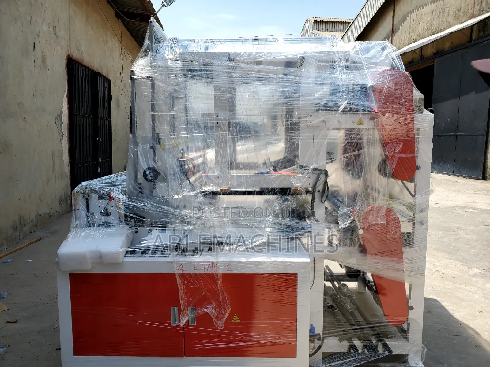 1000m Double Deck Nylon Bag Making Machine With 1.5m Conveyor 4 Lines