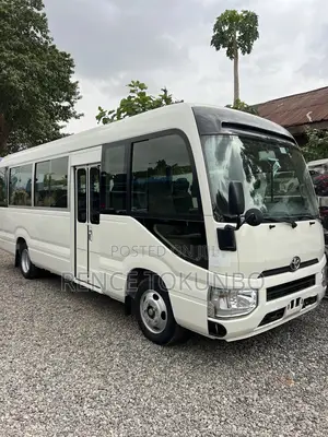 New Toyota Coaster 2025 White