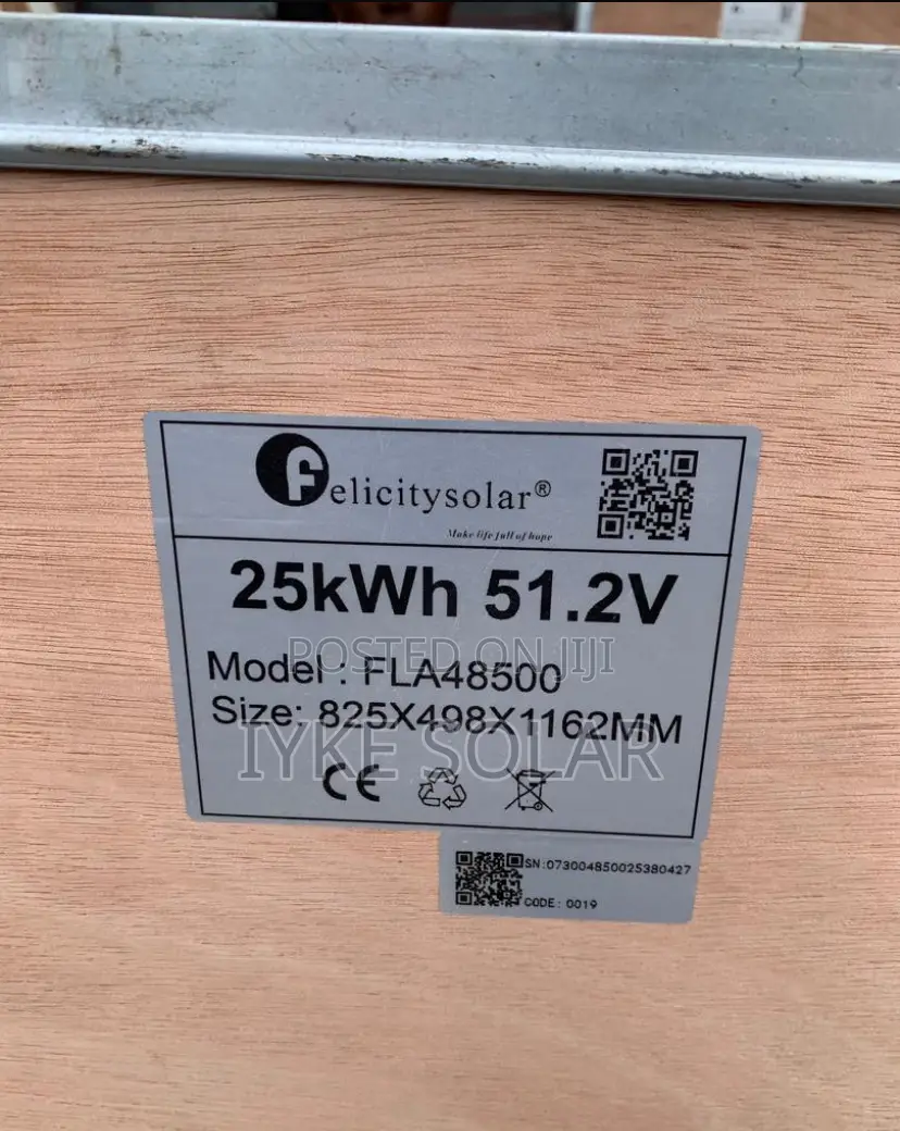 25kwh Felicity Lithium Ion Battery