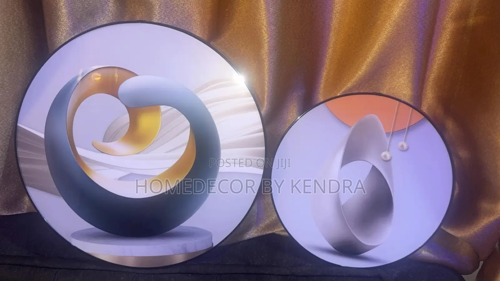 2 in 1 Trendy Modern Circular Luxury Frames