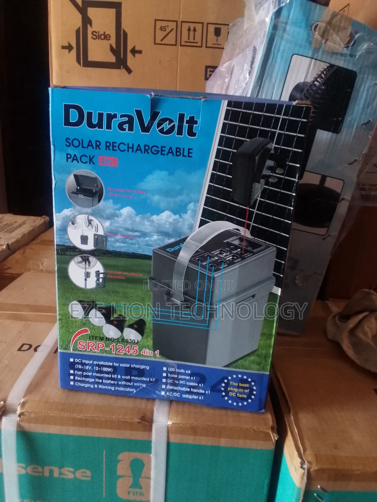Brand New Duravolt 4 in 1 Solar Pack