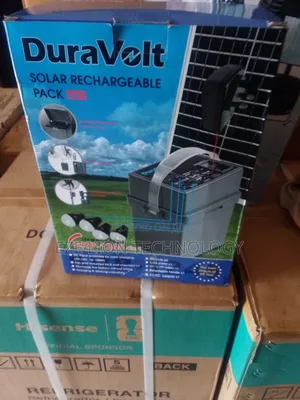 New Duravolt 4 in 1 Solar Rechargeable Pack+ Battery