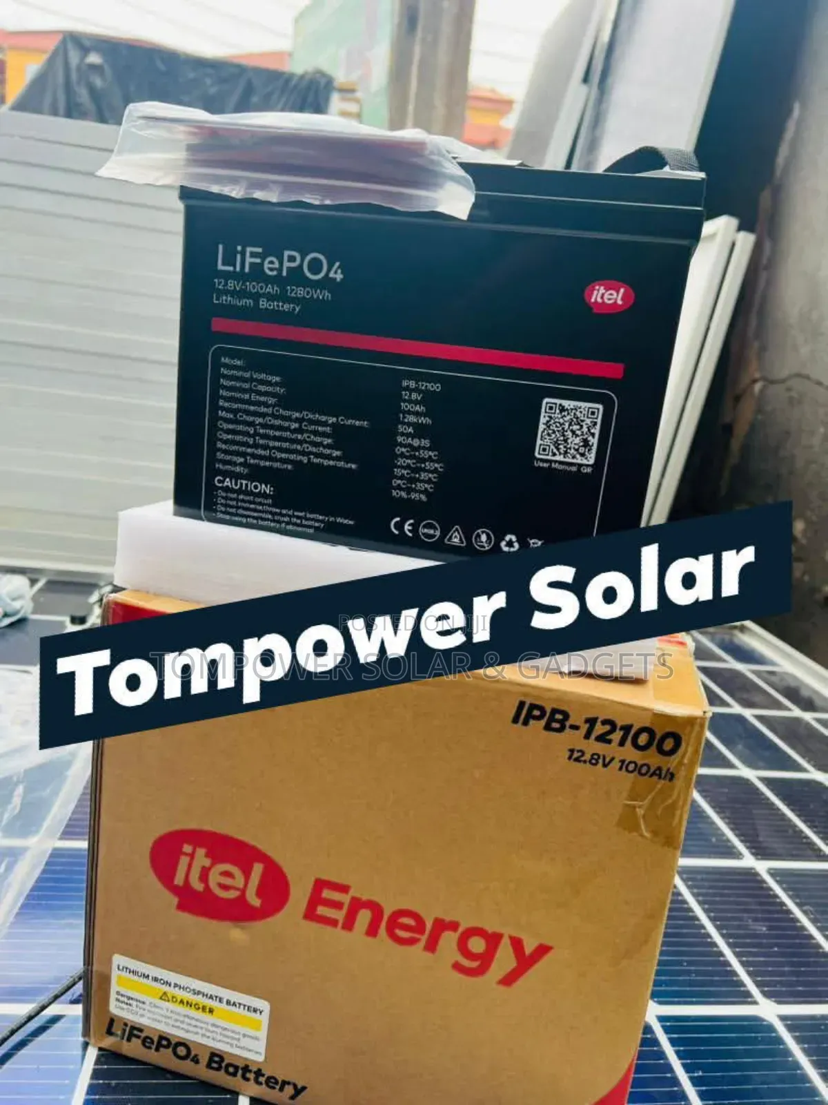 Itel 100a/12v Lithium Battery