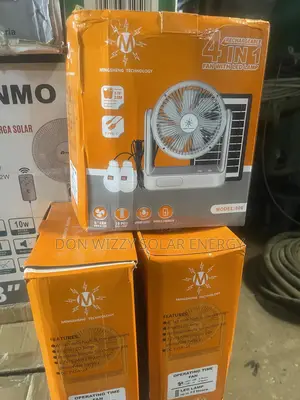Table Solar Fan Available