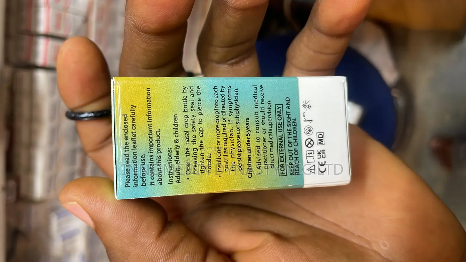 Normal Saline Nasal Drops