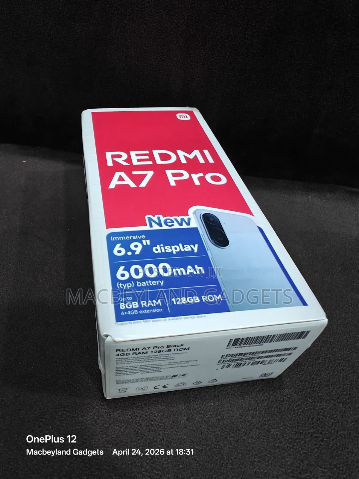 New Xiaomi Redmi A7 Pro 128 GB Black