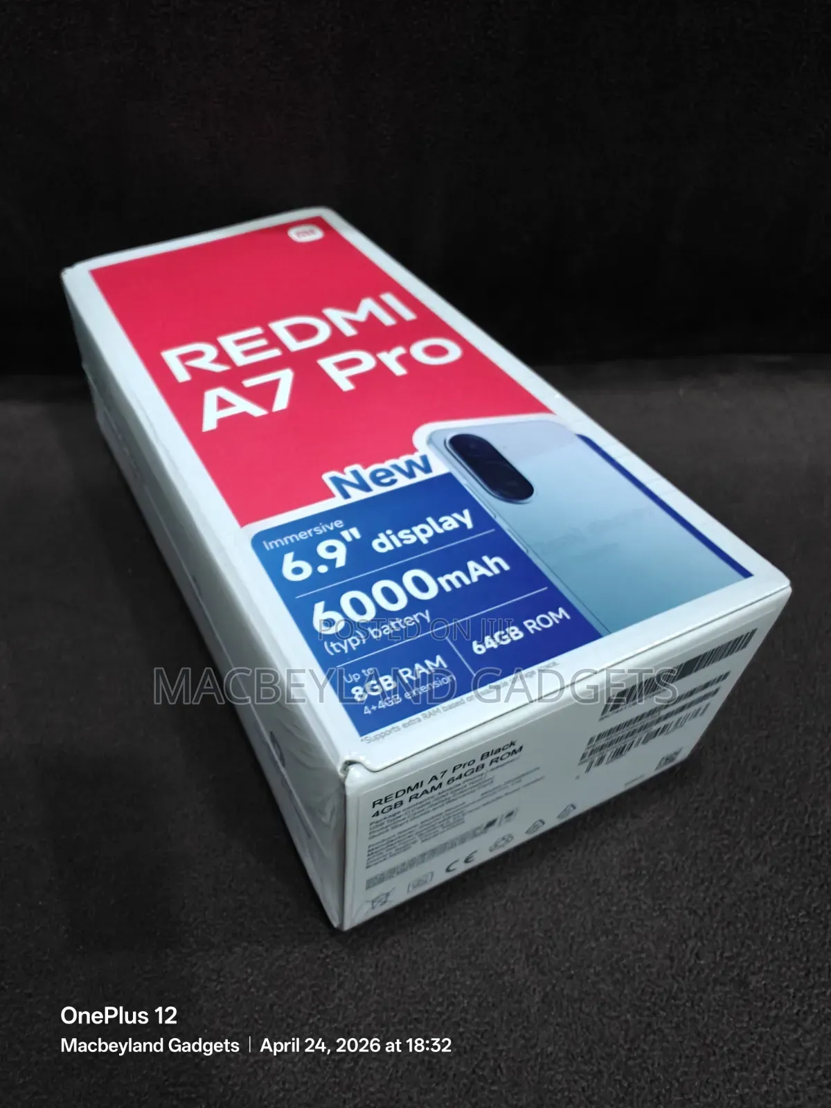 New Xiaomi Redmi A7 Pro 64 GB Black