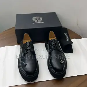 High Quality Luxury Chrome Cooperates Lace Up Shoe