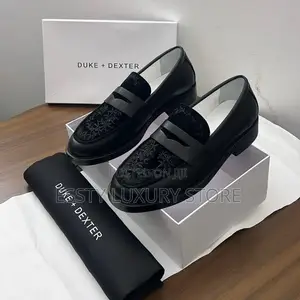 Duke + Dexter Men’S Wilde Black Vine Penny Loafer