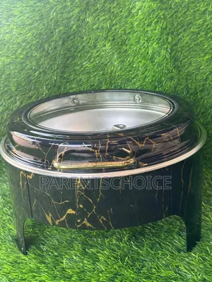 Black Gold Marble Roll Top Chafing Dish - 6litre