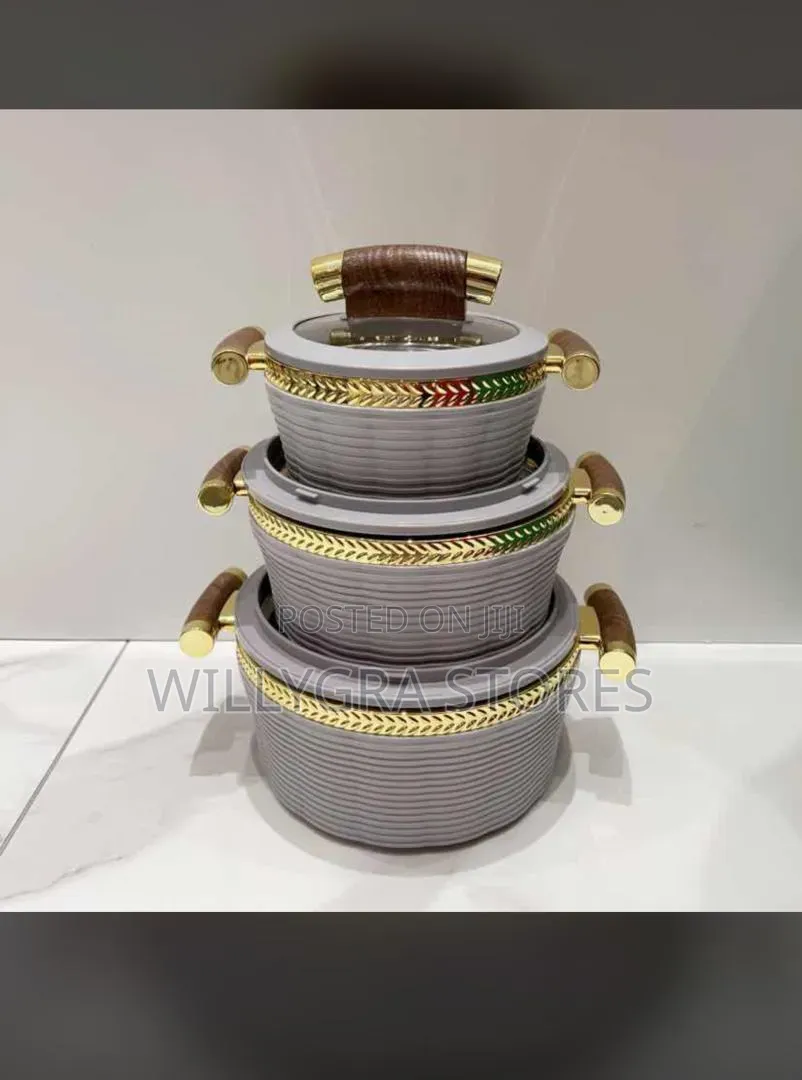 VTCL Insulated Serving Food Flask - 3pc Set