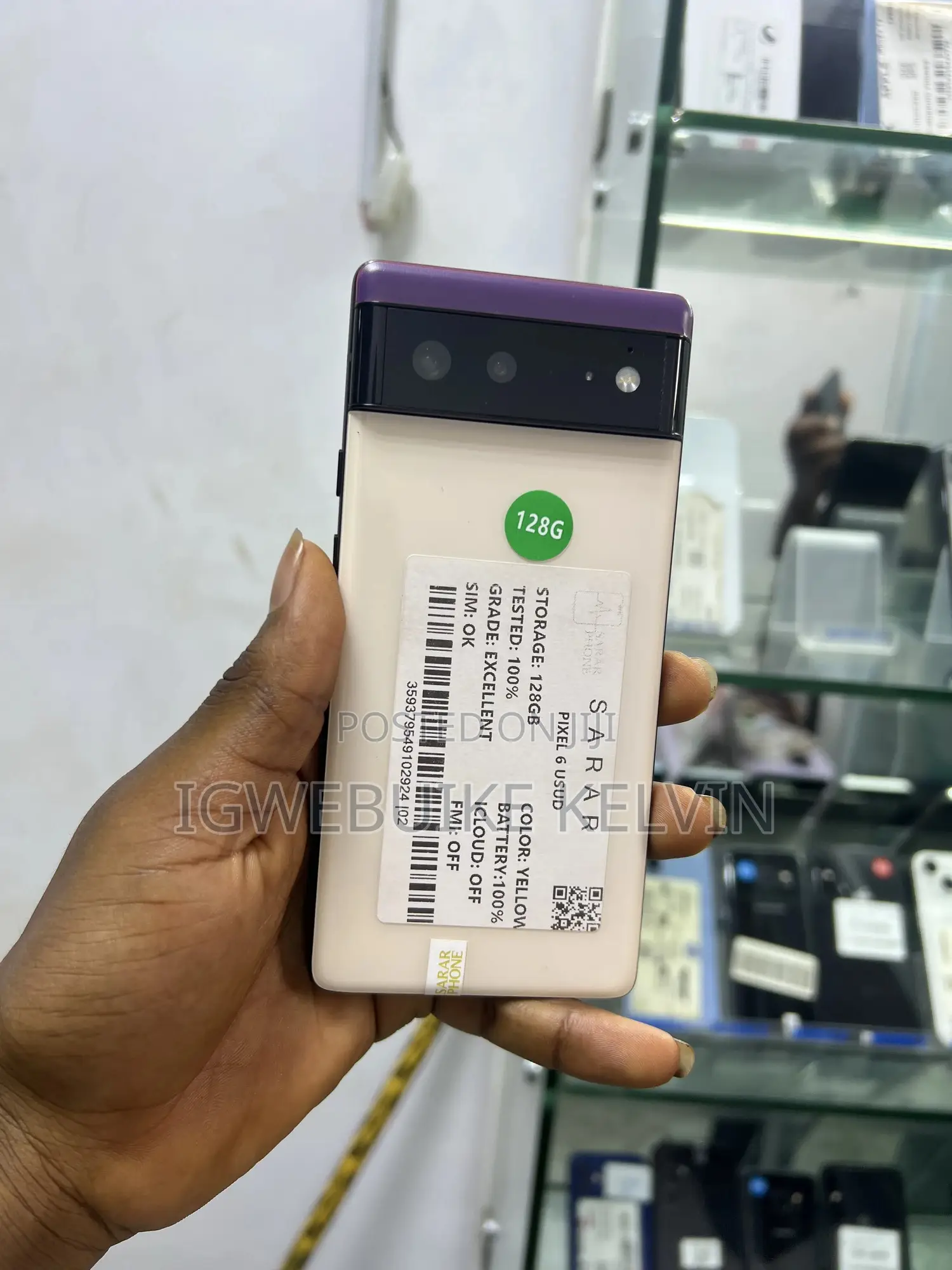 New Google Pixel 6 128 GB Yellow