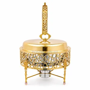 Golden Plated Stainless Steel Chafing Dish - 8litre