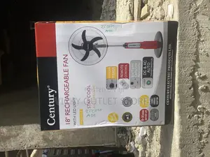 Century 18”Rechargeable Fan With Led Light