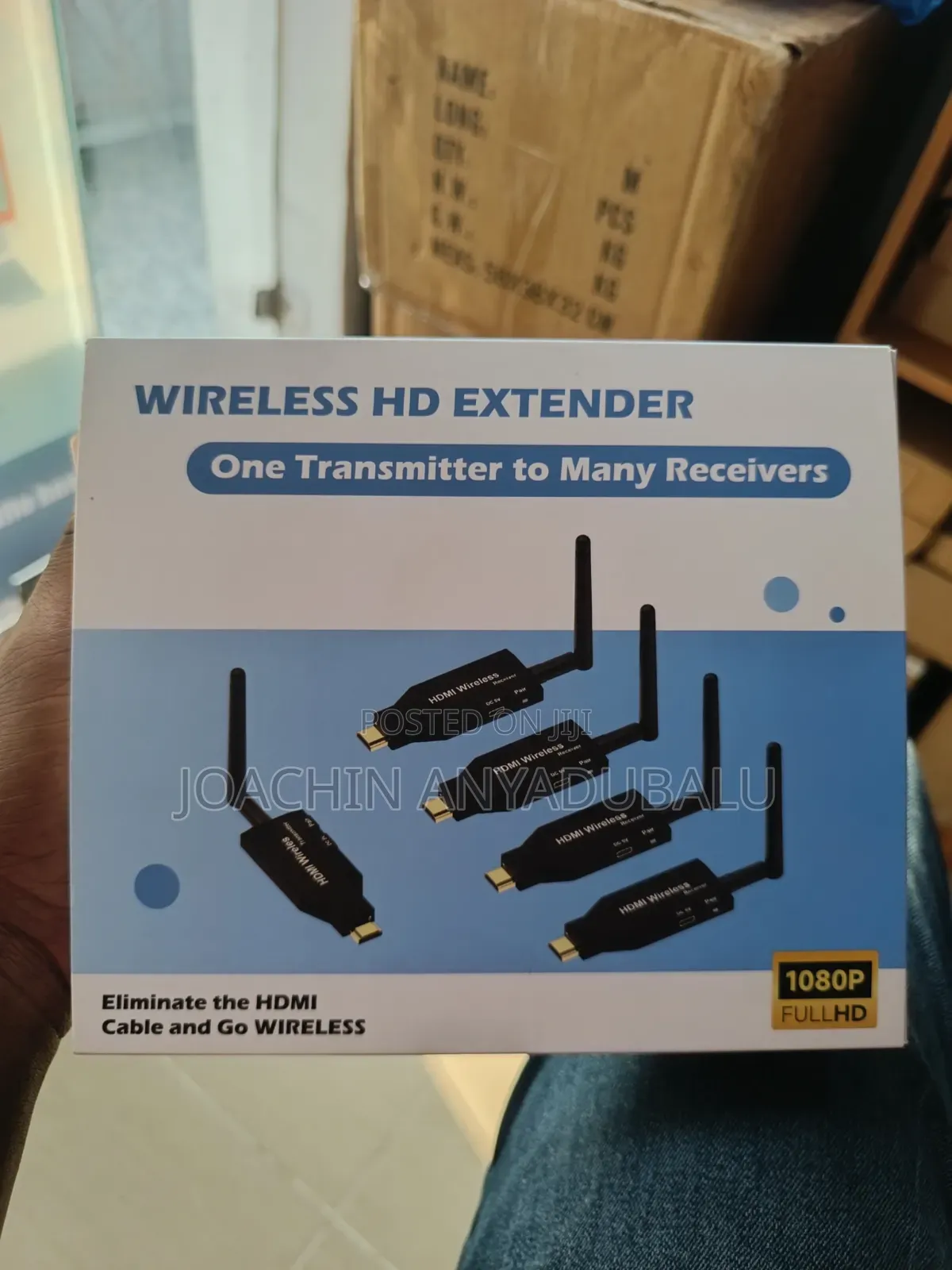 Wireless Hdmi Extender 50 Meters 1 Transmitter 3 Receiver