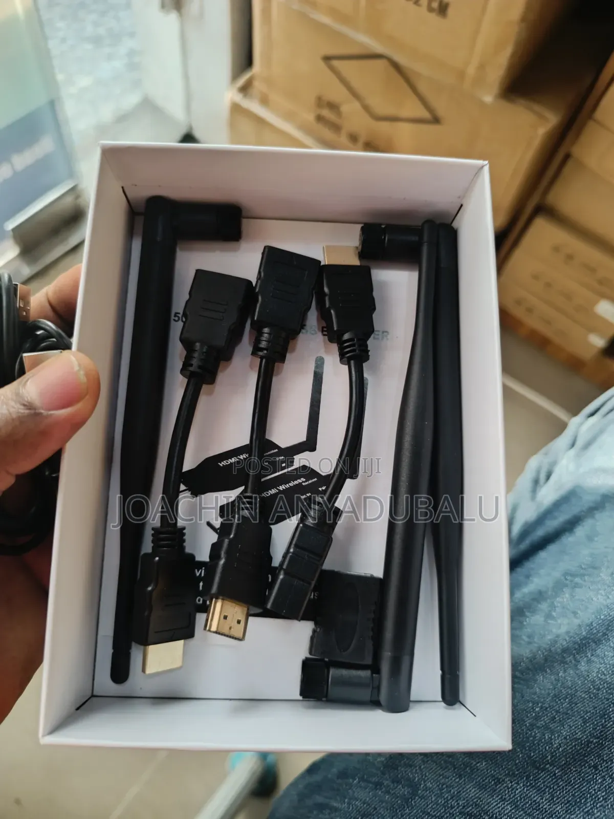 Wireless Hdmi Extender 50 Meters 1 Transmitter 2 Receiver