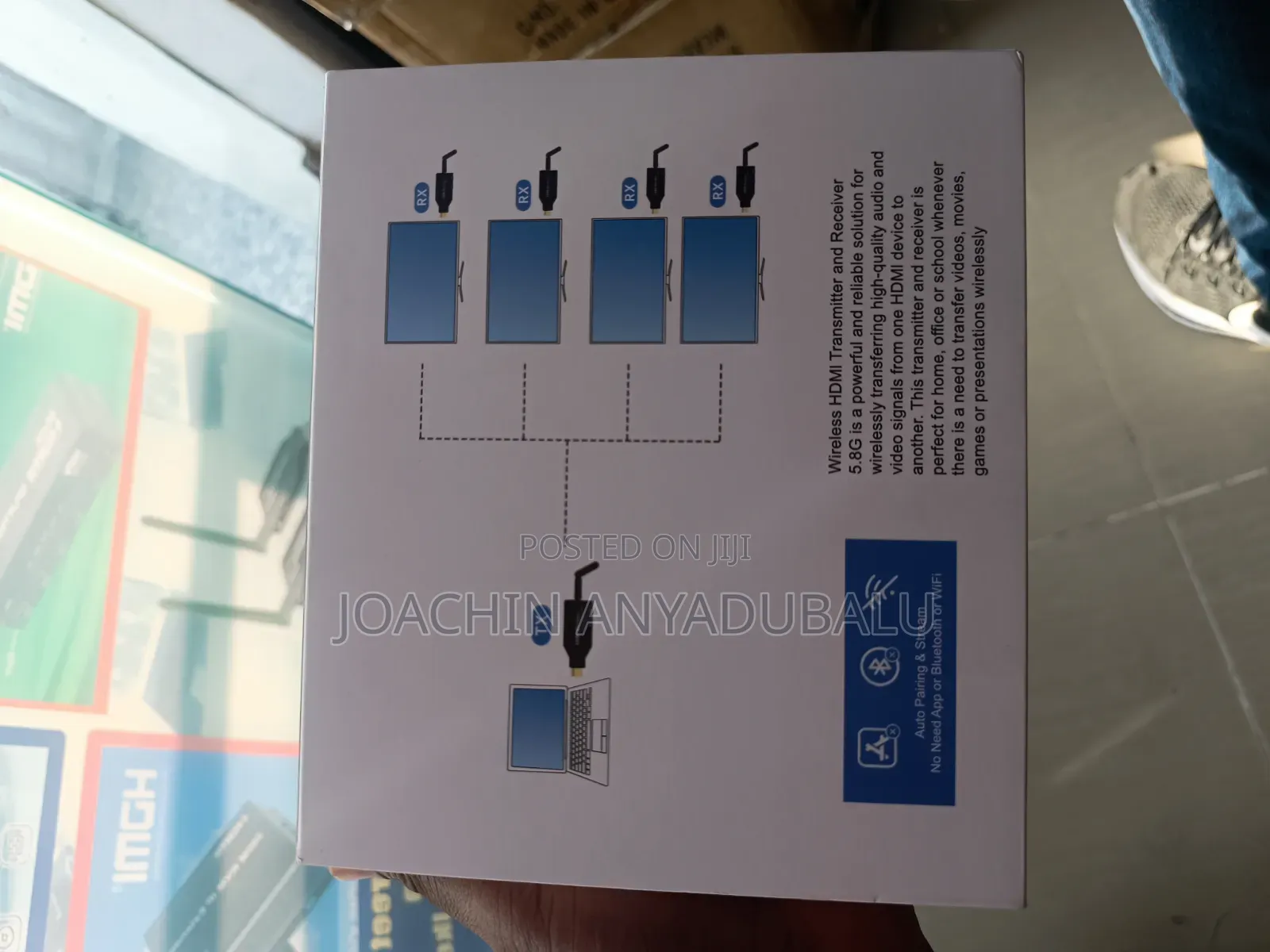 Wireless Hdmi Extender 50 Meters 1 Transmitter 4 Receiver