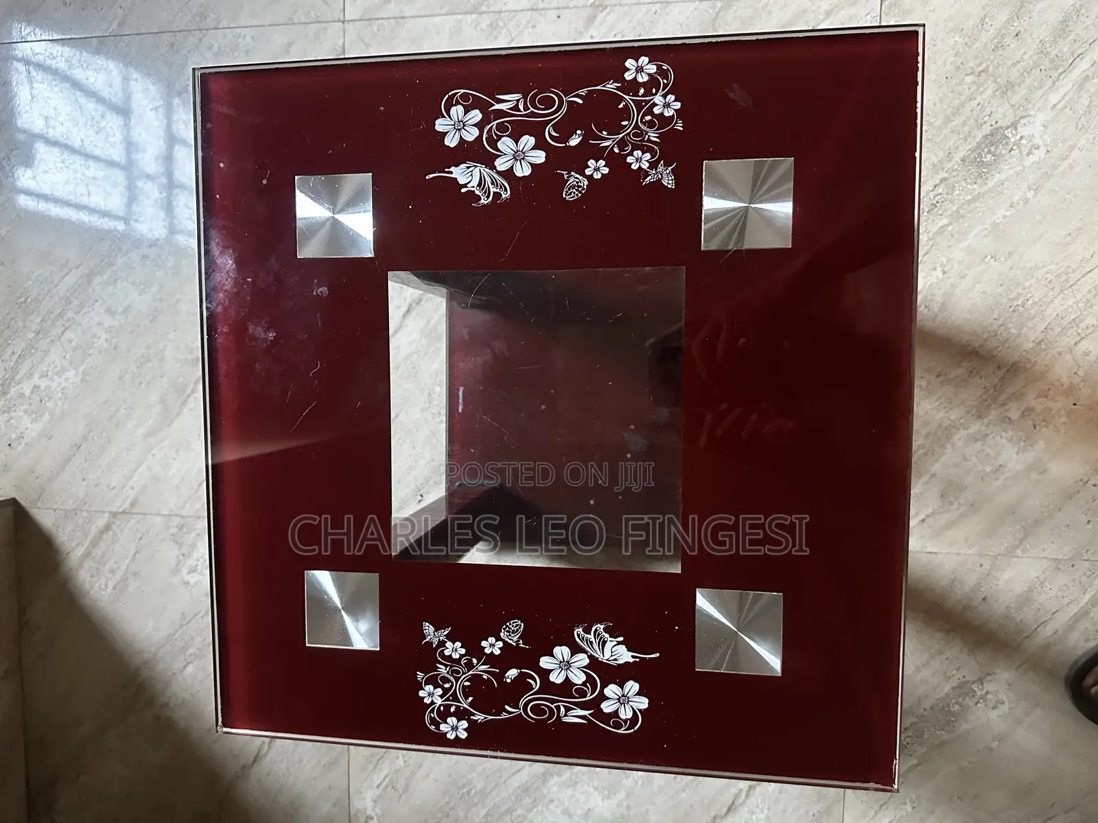 Glass Side Table
